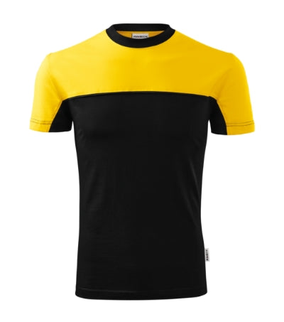 RIMECK COLORMIX Unisex T-shirt in yellow - promotional clothing printed with your company logo