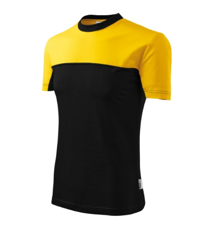 RIMECK COLORMIX Unisex T-shirt in yellow - promotional clothing printed with your company logo