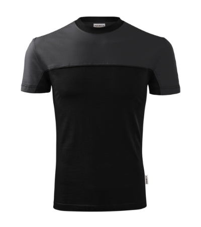 RIMECK COLORMIX Unisex T-shirt in ebony gray - promotional clothing printed with your company logo