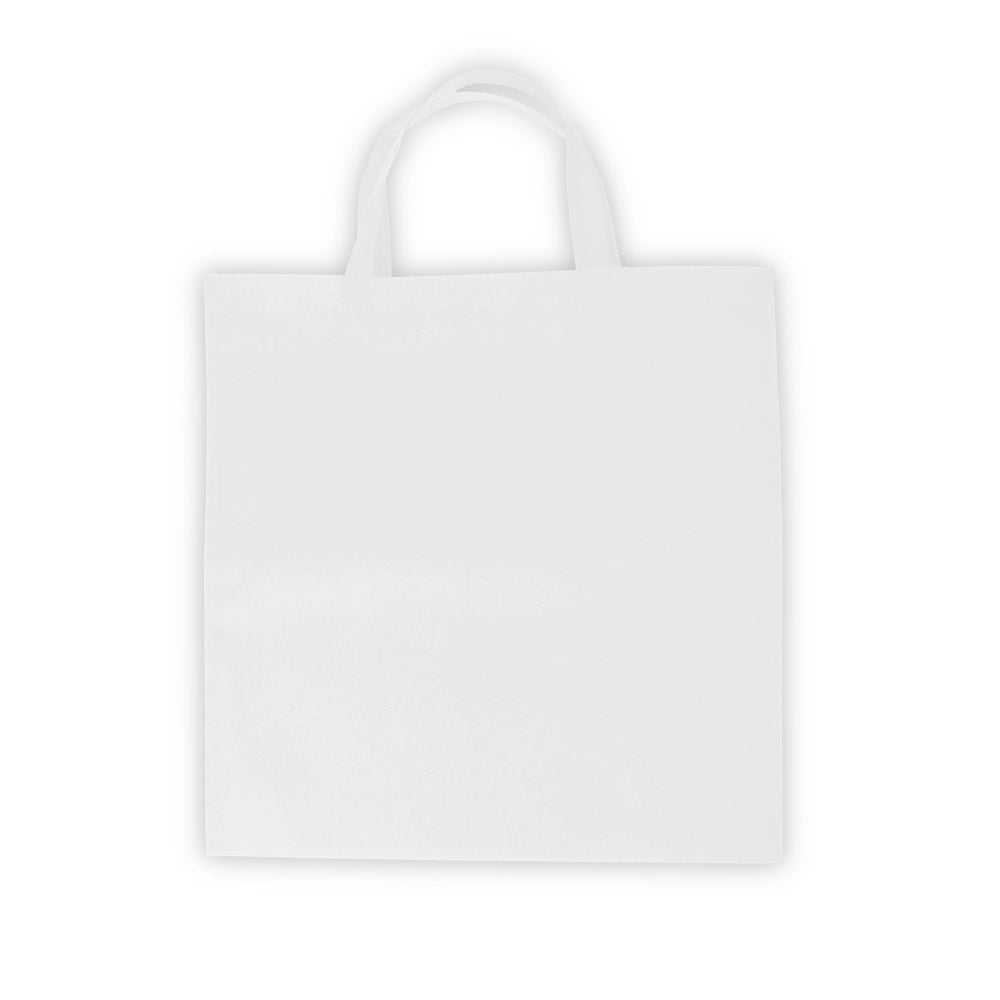 Bag promotional tote bag in white with custom logo branding