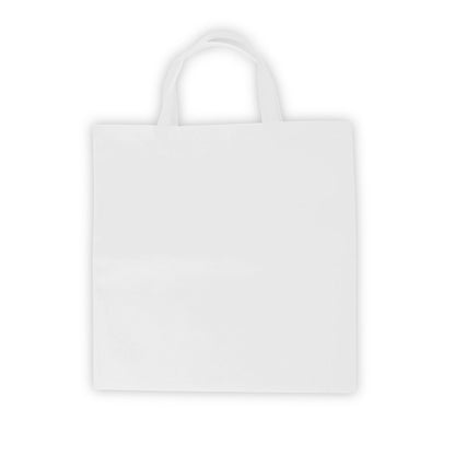 Bag promotional tote bag in white with custom logo branding