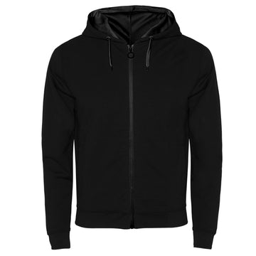 ROLY FUJI Men's hoodie in black - promotional clothing printed with your company logo