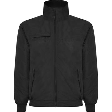 ROLY YUKON Men's padded jacket in black - promotional clothing printed with your company logo