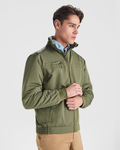 ROLY YUKON Men's padded jacket in black - promotional clothing printed with your company logo