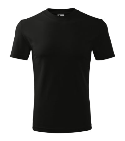 MALFINI HEAVY Unisex T-shirt in black - promotional clothing printed with your company logo