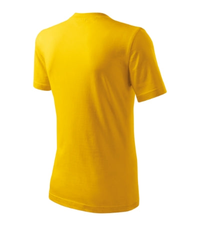 MALFINI HEAVY Unisex T-shirt in yellow - promotional clothing printed with your company logo