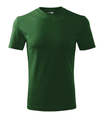 MALFINI HEAVY Unisex T-shirt in bottle green - promotional clothing printed with your company logo