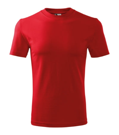 MALFINI HEAVY Unisex T-shirt in red - promotional clothing printed with your company logo