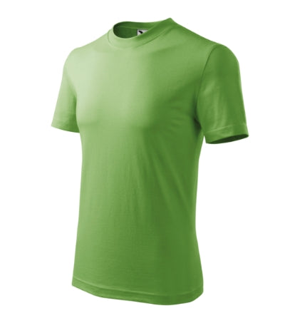 MALFINI HEAVY Unisex T-shirt in grass green - promotional clothing printed with your company logo