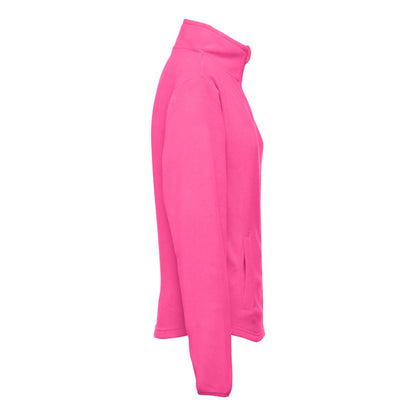THC HELSINKI WOMEN II promotional jacket in pink (detail view) with custom logo branding