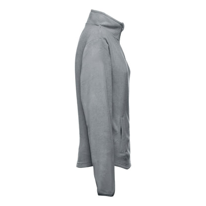 THC HELSINKI WOMEN II promotional jacket in grey (detail view) with custom logo branding