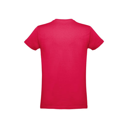 THC ANKARA KIDS II promotional kids' garment in red (detail view) with custom logo branding