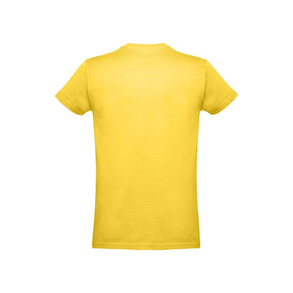 THC ANKARA KIDS II promotional kids' garment in yellow (detail view) with custom logo branding