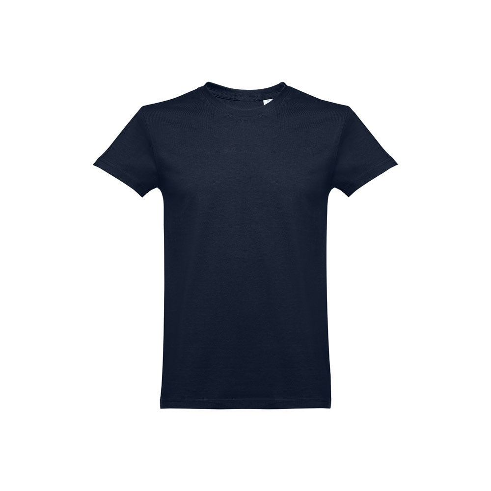 THC ANKARA KIDS II promotional kids' garment in navy blue (detail view) with custom logo branding