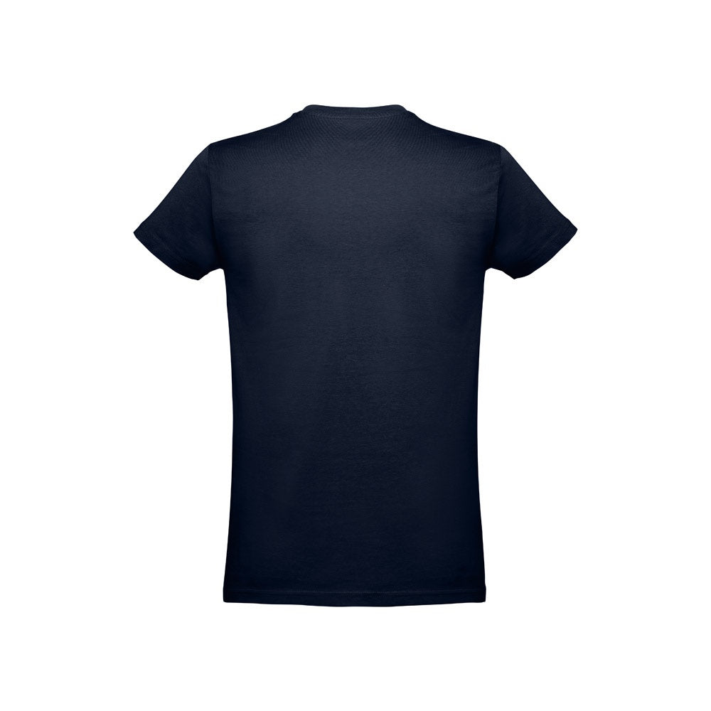 THC ANKARA KIDS II promotional kids' garment in navy blue (detail view) with custom logo branding