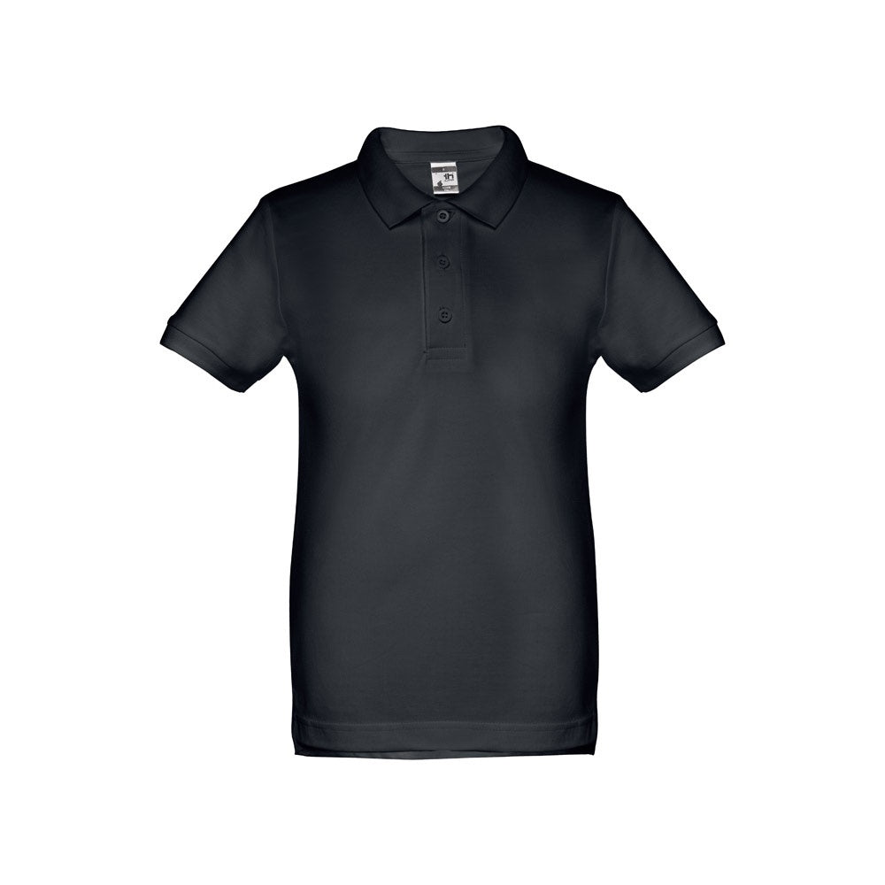 THC ADAM KIDS II promotional kids' garment in eclipse blue (detail view) with custom logo branding