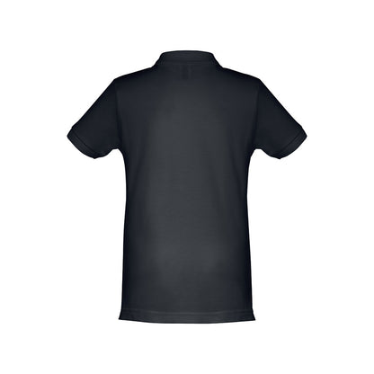 THC ADAM KIDS II promotional kids' garment in eclipse blue (detail view) with custom logo branding