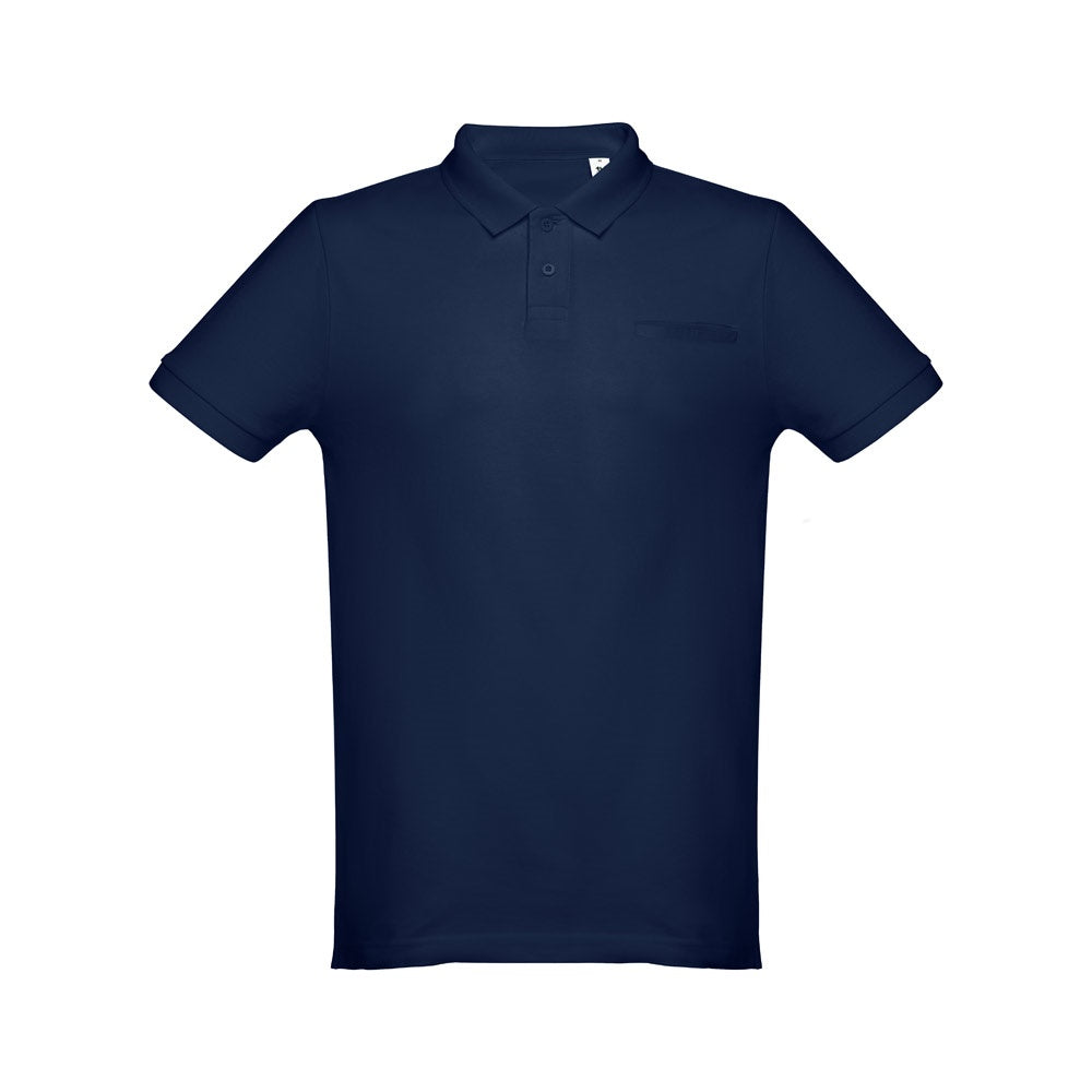 THC DHAKA II promotional polo shirt (complete set view) with custom logo branding