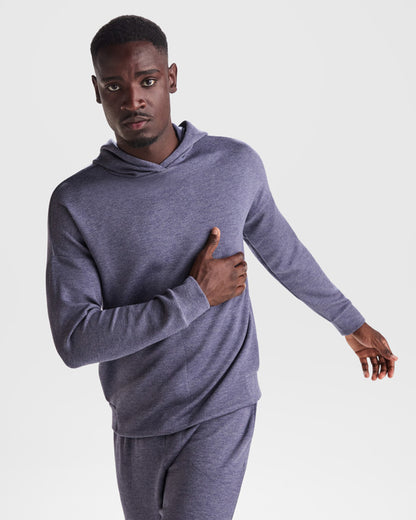 ROLY MANASLU Unisex hoodie in heather black - promotional clothing printed with your company logo