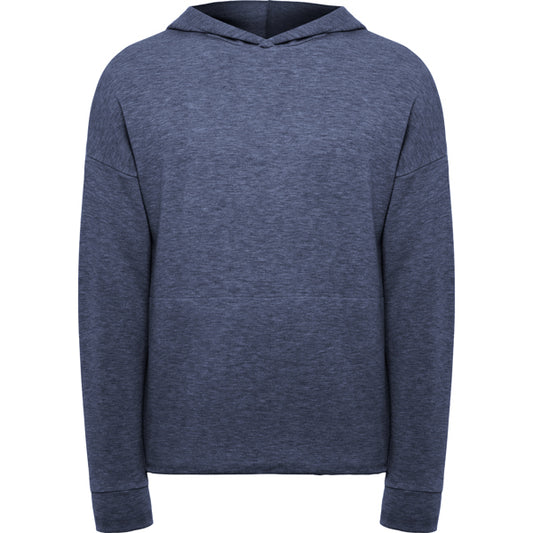 ROLY MANASLU Unisex hoodie in heather denim - promotional clothing printed with your company logo