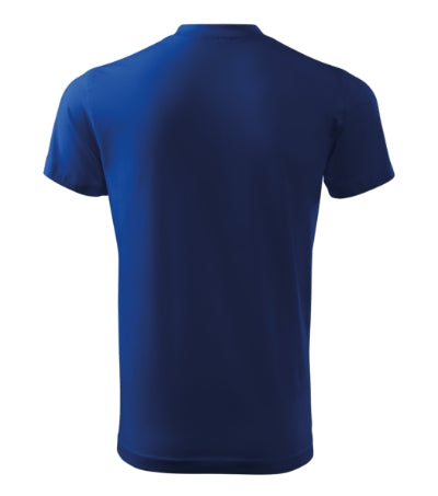 MALFINI HEAVY V-NECK Unisex T-shirt in royal blue - promotional clothing printed with your company logo