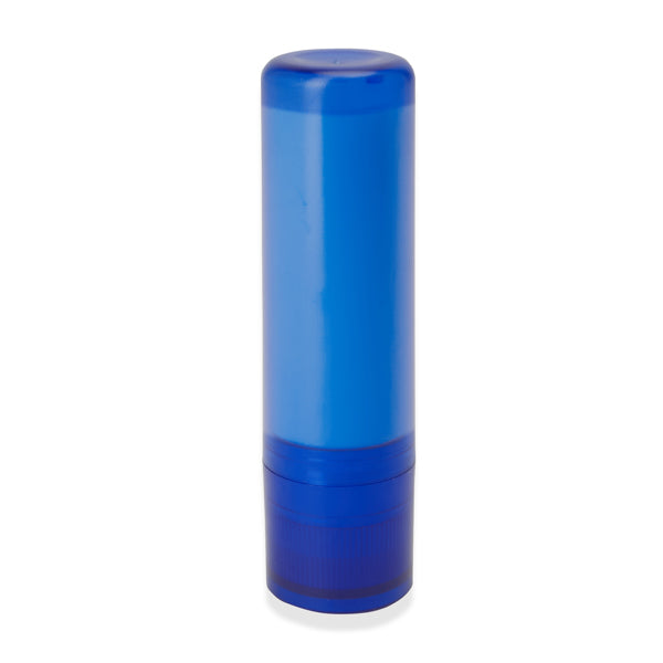 Stamina LISSEN Plastic lip balm in royal blue - promotional merchandise printed with your company logo