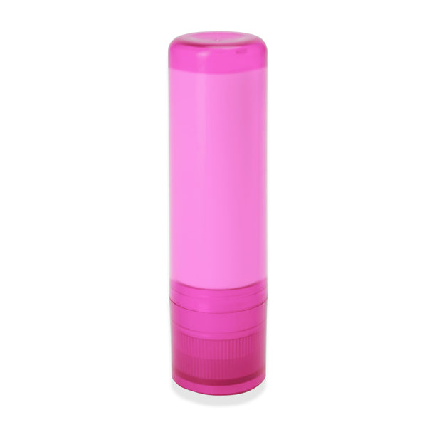 Stamina LISSEN Plastic lip balm in fuchsia - promotional merchandise printed with your company logo