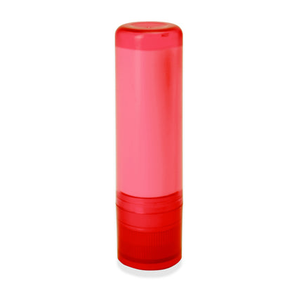 Stamina LISSEN Plastic lip balm in red - promotional merchandise printed with your company logo