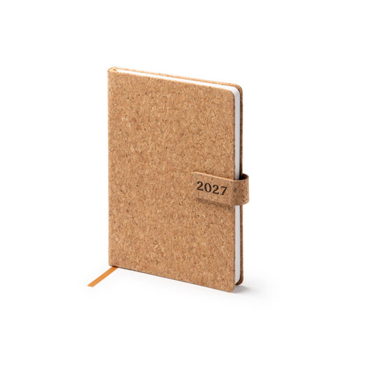 Stamina VASIR Cork diary A5 in beige - promotional merchandise printed with your company logo