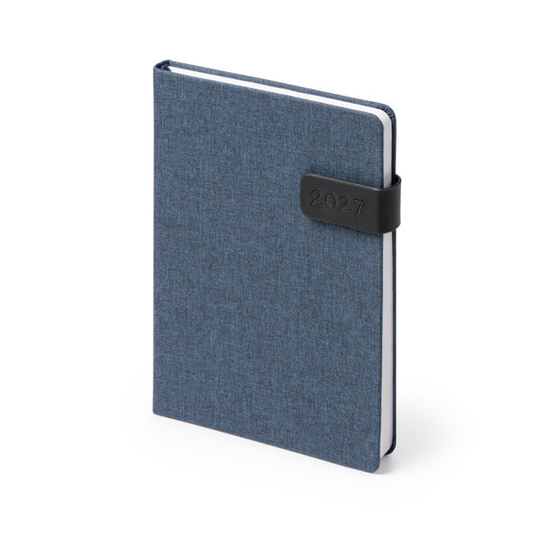 Stamina KOVEN Recycled polyester RPET diary A5 in black - promotional merchandise printed with your company logo