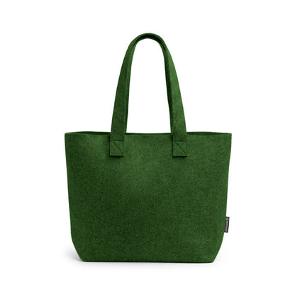 Stamina CAROLA Recycled felt tote bag in fern green - promotional merchandise printed with your company logo