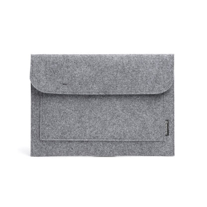 Stamina AMBER Recycled felt laptop sleeve in grey - promotional merchandise printed with your company logo