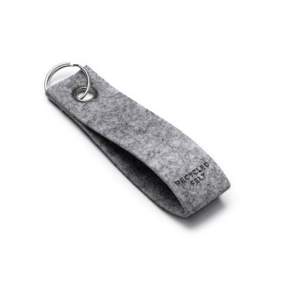Stamina GONAX Recycled felt keyring in grey - promotional merchandise printed with your company logo