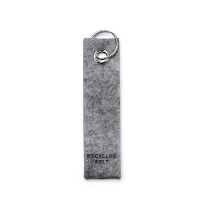 Stamina GONAX Recycled felt keyring in grey - promotional merchandise printed with your company logo