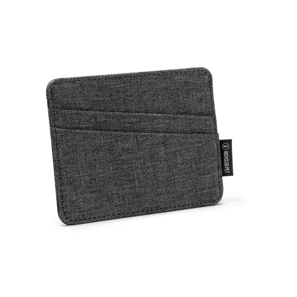 TIMBER - RPET recycled polyester RFID card holder in vigore design is an…