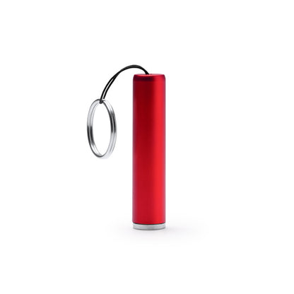 Stamina ZADAR Flashlight keychain in red - promotional merchandise printed with your company logo