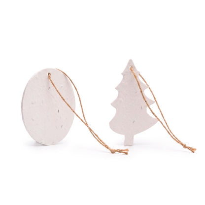 Stamina SAVIK Recycled paper christmas decoration in ball - promotional merchandise printed with your company logo