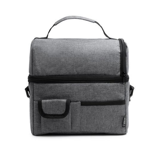 Stamina KUNES RPET cooler bag in heather grey - promotional merchandise printed with your company logo