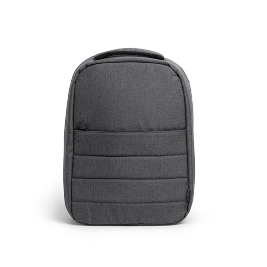 Stamina NORDEN RPET d anti-theft backpack in heather grey - promotional merchandise printed with your company logo