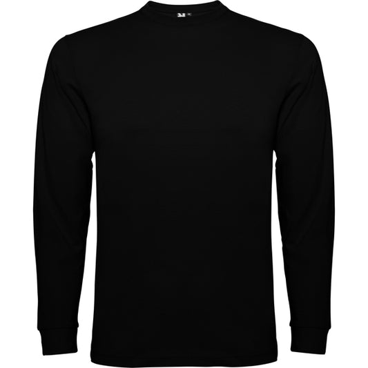 ROLY POINTER Men's long-sleeve T-shirt in black - promotional clothing printed with your company logo