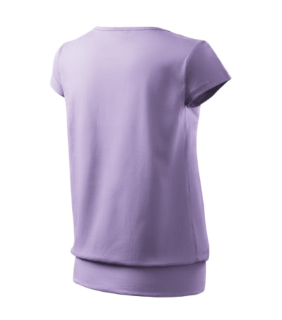 MALFINI CITY Women's T-shirt in lavender - promotional clothing printed with your company logo