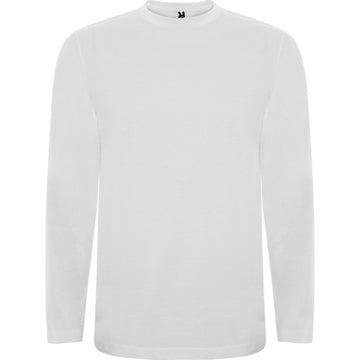 ROLY EXTREME Men's long-sleeve T-shirt in white - promotional clothing printed with your company logo