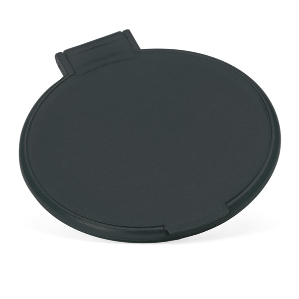 Stamina GLAZE Plastic compact mirror in black - promotional merchandise printed with your company logo