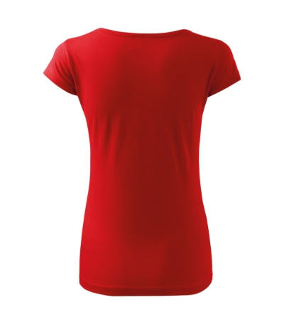 MALFINI PURE Women's T-shirt in red - promotional clothing printed with your company logo