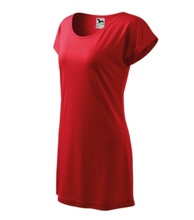 MALFINI LOVE Women's T-shirt in red - promotional clothing printed with your company logo