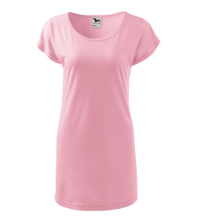 MALFINI LOVE Women's T-shirt in pink - promotional clothing printed with your company logo