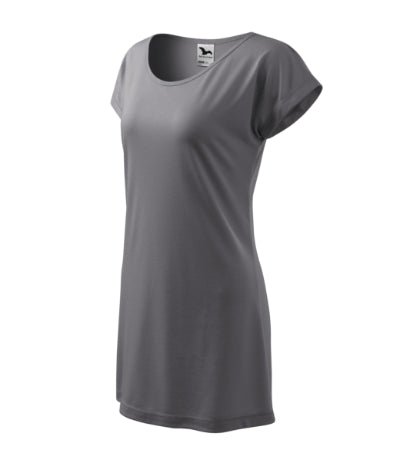 MALFINI LOVE Women's T-shirt in steel gray - promotional clothing printed with your company logo