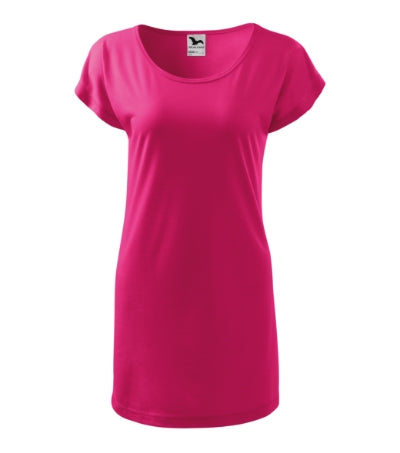 MALFINI LOVE Women's T-shirt in magenta - promotional clothing printed with your company logo
