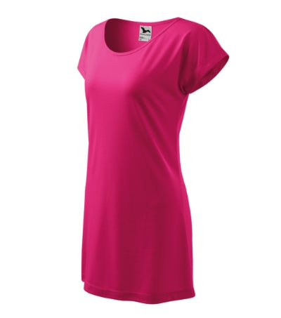 MALFINI LOVE Women's T-shirt in magenta - promotional clothing printed with your company logo