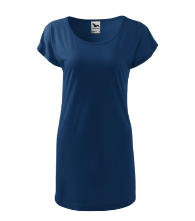MALFINI LOVE Women's T-shirt in midnight blue - promotional clothing printed with your company logo